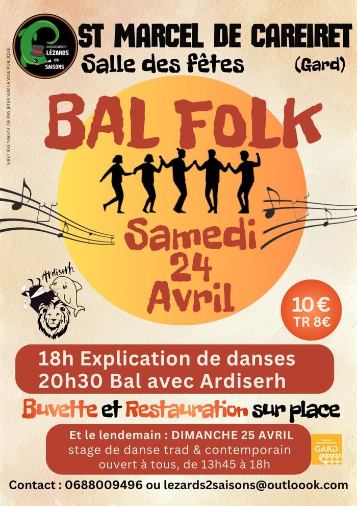 Affiche — Balk Folk - Trad avec explication de danses en première partie