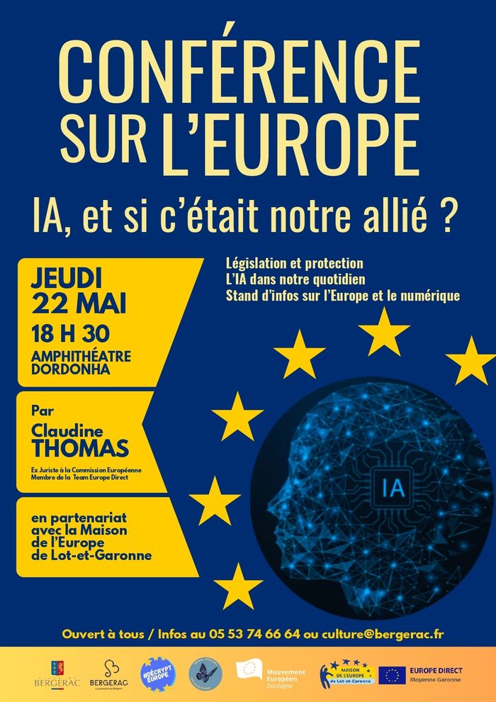 Conférence sur l'Europe : IA, et si c'était notre allié ?