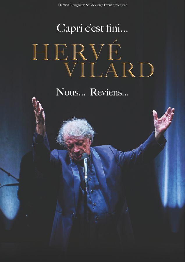 Affiche — Hervé Vilard Nous Reviens