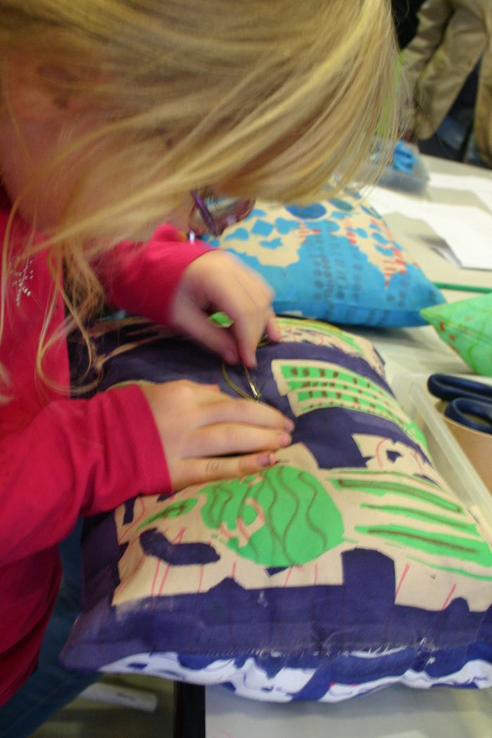 Animation jeunes publics / Textile et motifs