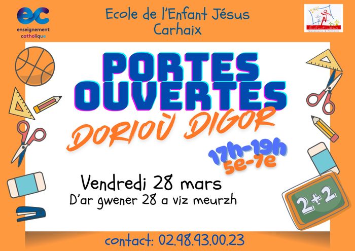 Portes Ouvertes à l'école de l'enfant Jésus