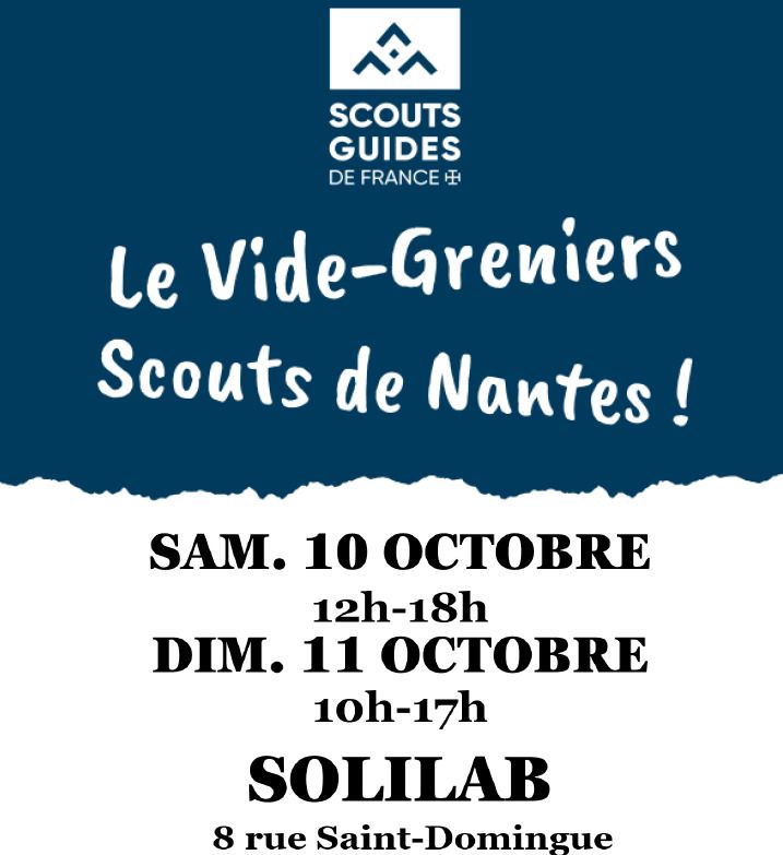 Vide-grenier scouts et guides de France 2026