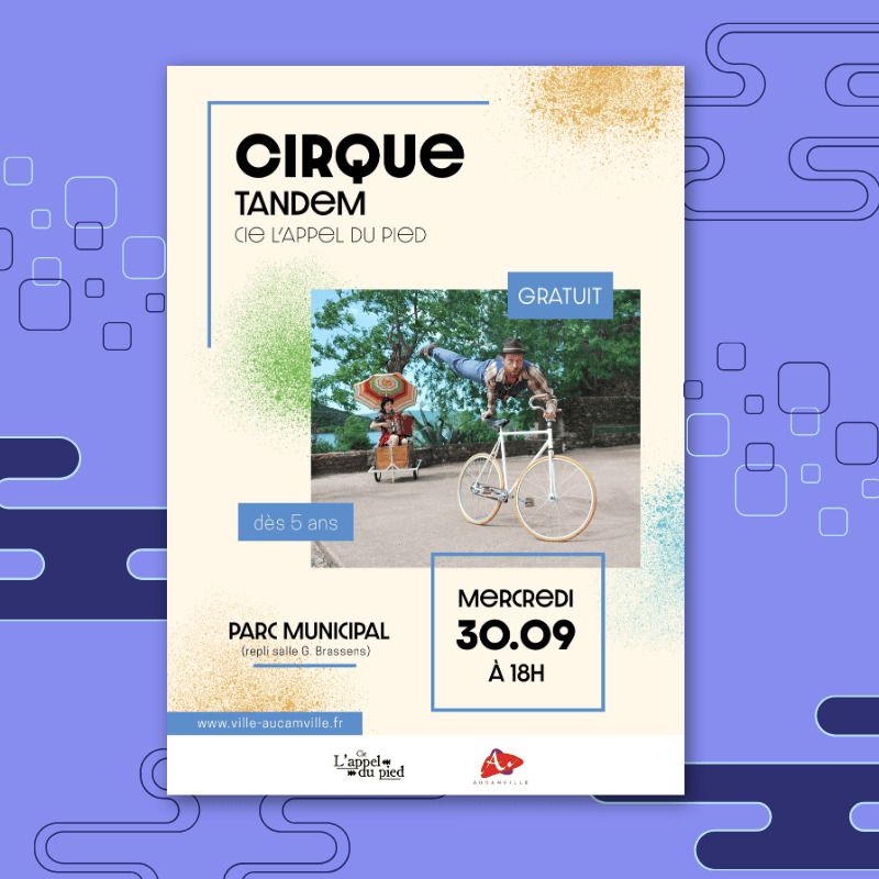 Spectacle de cirque - Tandem, par la Cie L'appel du pied