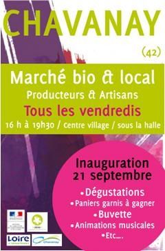(marché) NOUVEAU marché de producteurs bio et d’artisans locaux