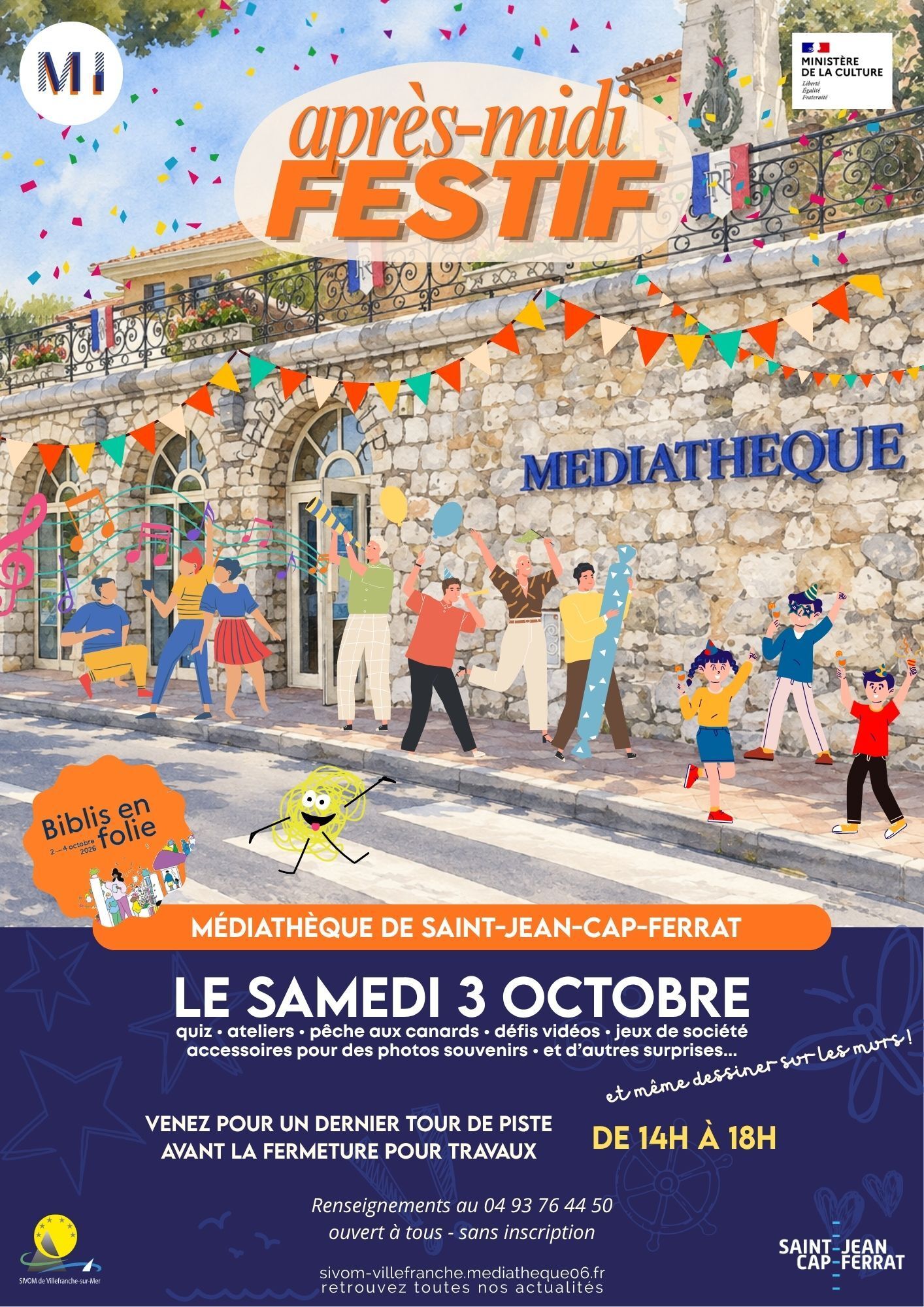Après-midi festif pour tous (quiz, ateliers, jeux, pêche aux canards...)