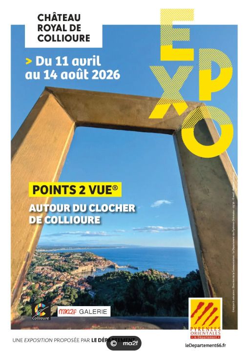 Points 2 vue - Autour du clocher de Collioure