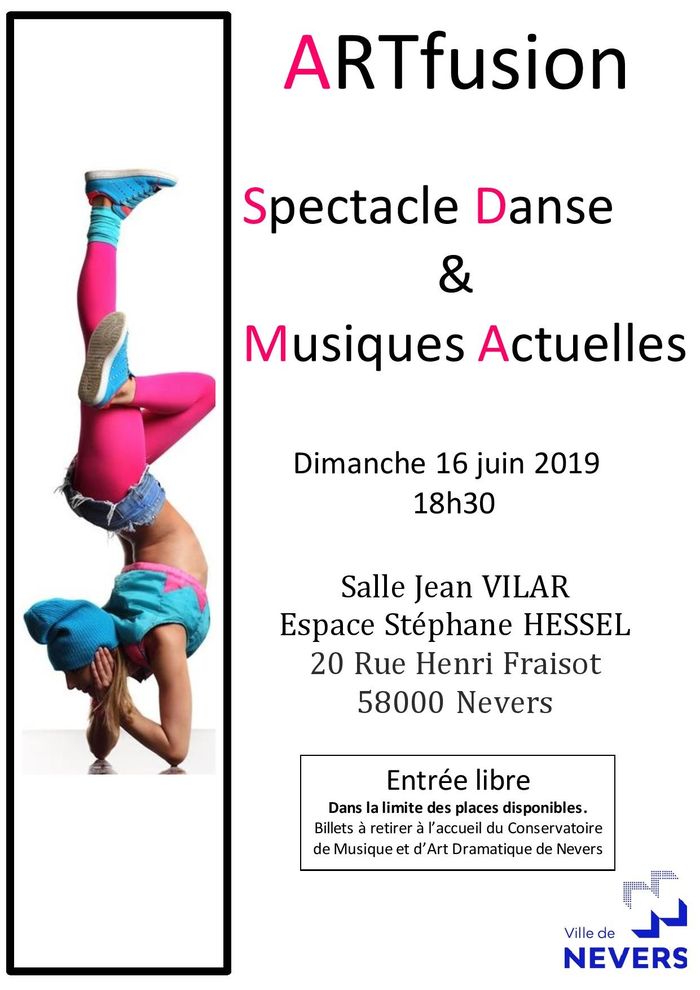 Spectacle Danse et Musiques Actuelles