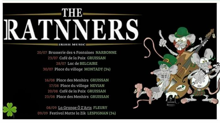 Concert Irish Music avec The Ratnners