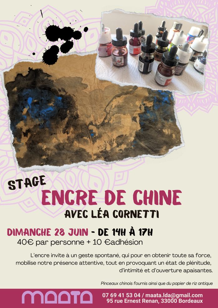 STAGE ENCRE DE CHINE - tout public