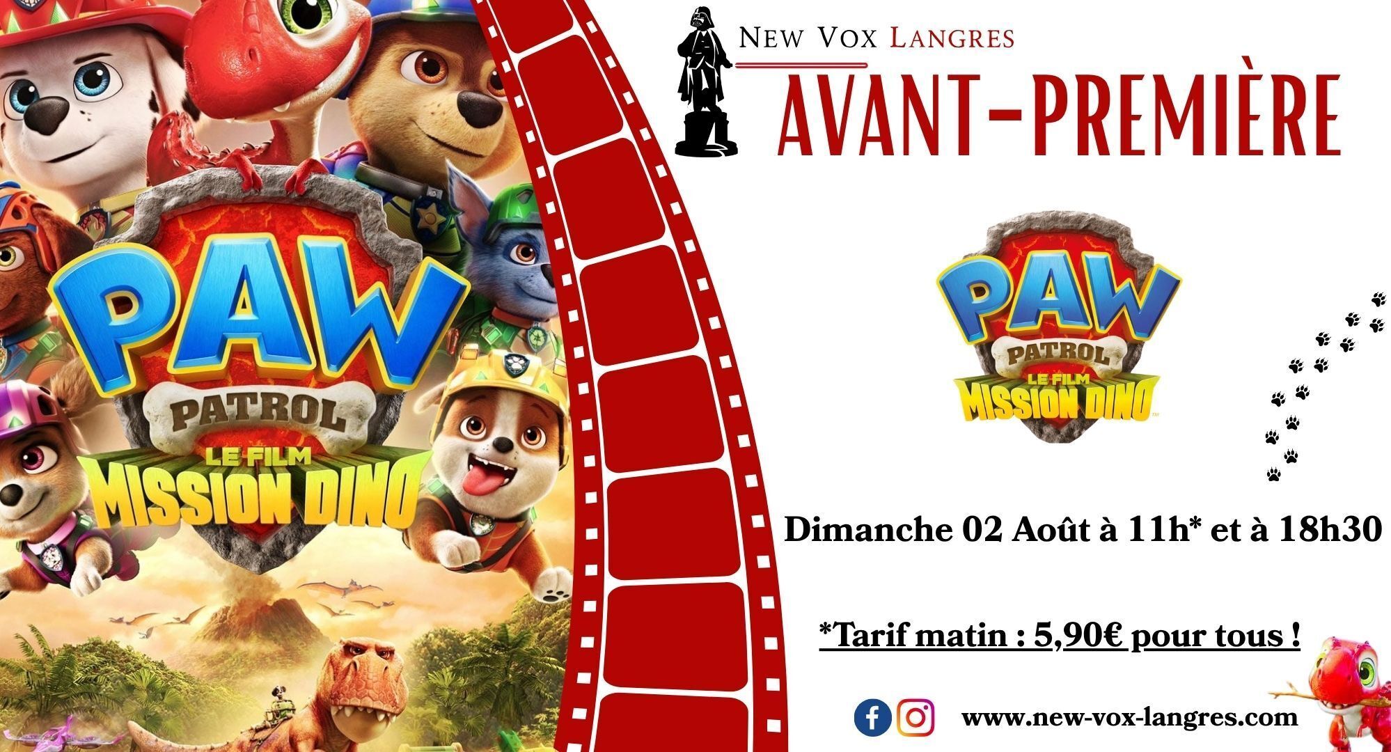 Avant-première : "Pat' Patrouille : Mission Dino"