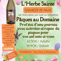 Repas de pâques et activités au Domaine sur réservation
