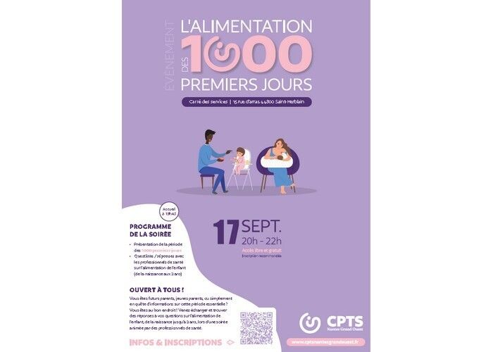 L'alimentation des 1000 premiers jours (de la grossesse aux 2 ans de l’enfant)
