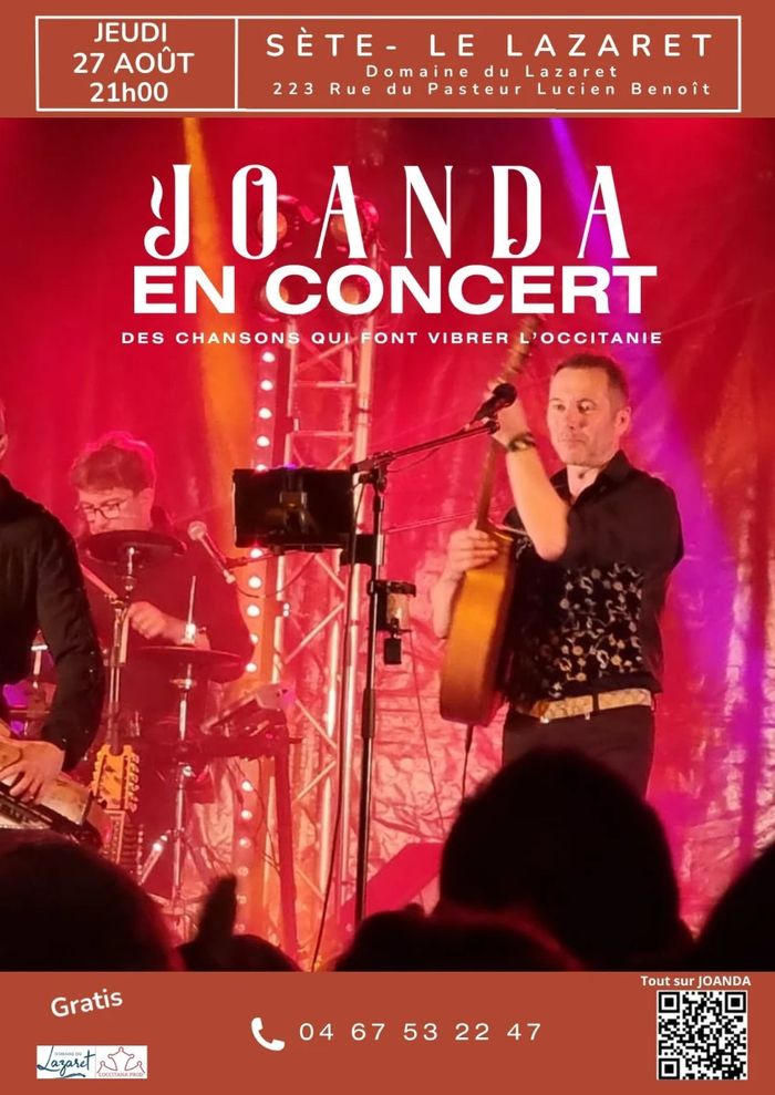 Affiche — 1000 ans - Joanda en concert