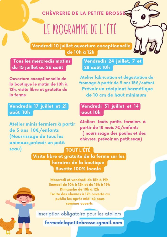 Atelier fabrication et dégustation de fromage à la ferme