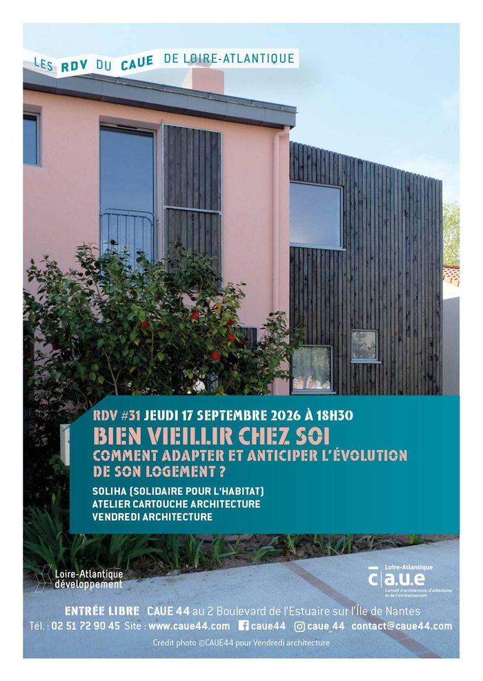 RDV du CAUE de Loire-Atlantique #31 - Bien vieillir chez soi