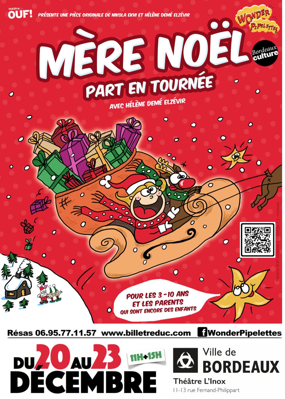 Mère Noël part en tournée  (jeune public 3-12 ans)