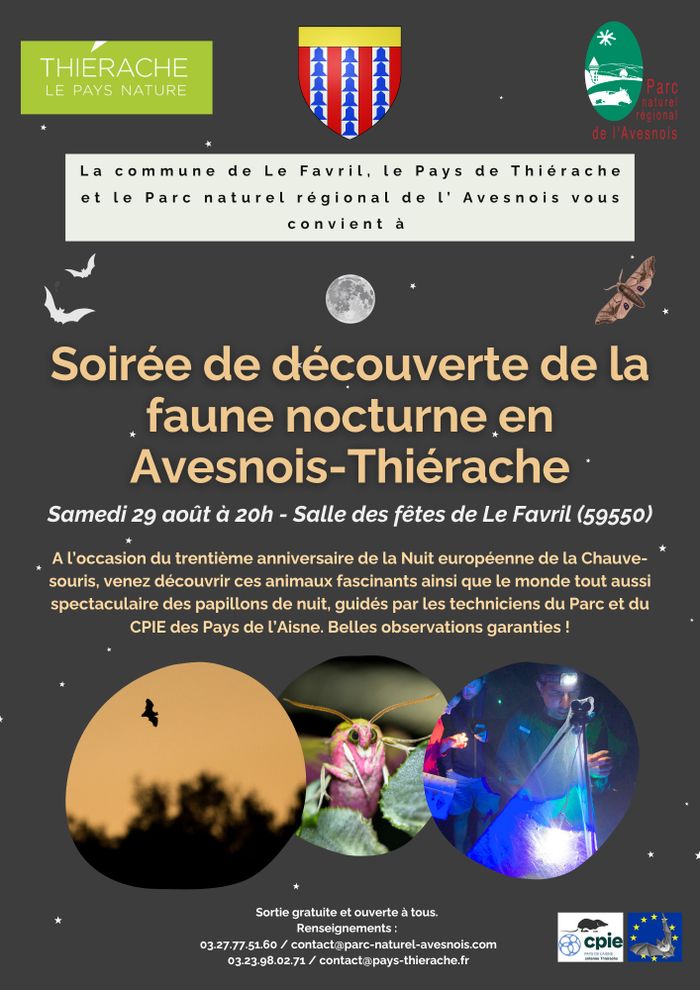 Soirée faune nocturne en Avesnois-Thiérache