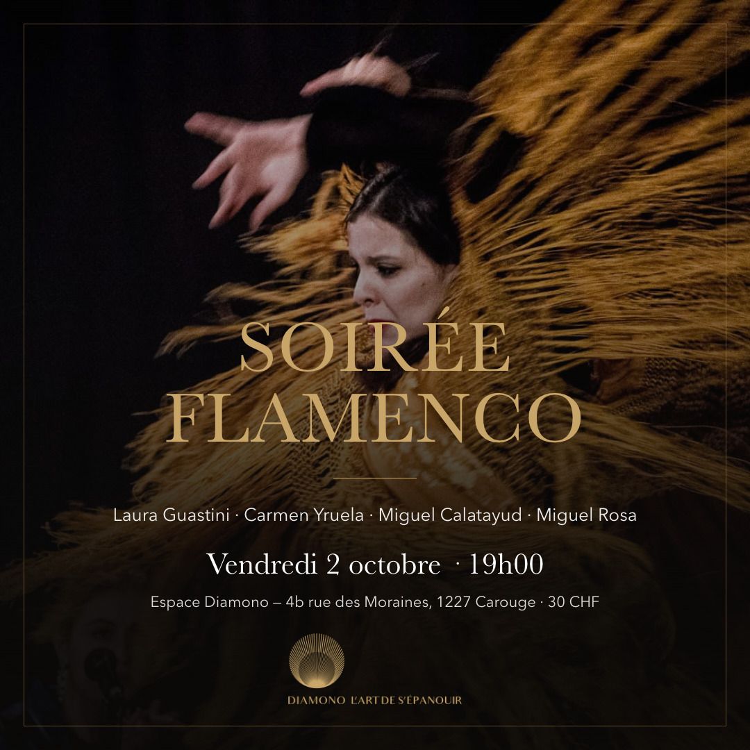 Le flamenco au plus près des artistes : soirée intime à Carouge, vendredi 2 octobre