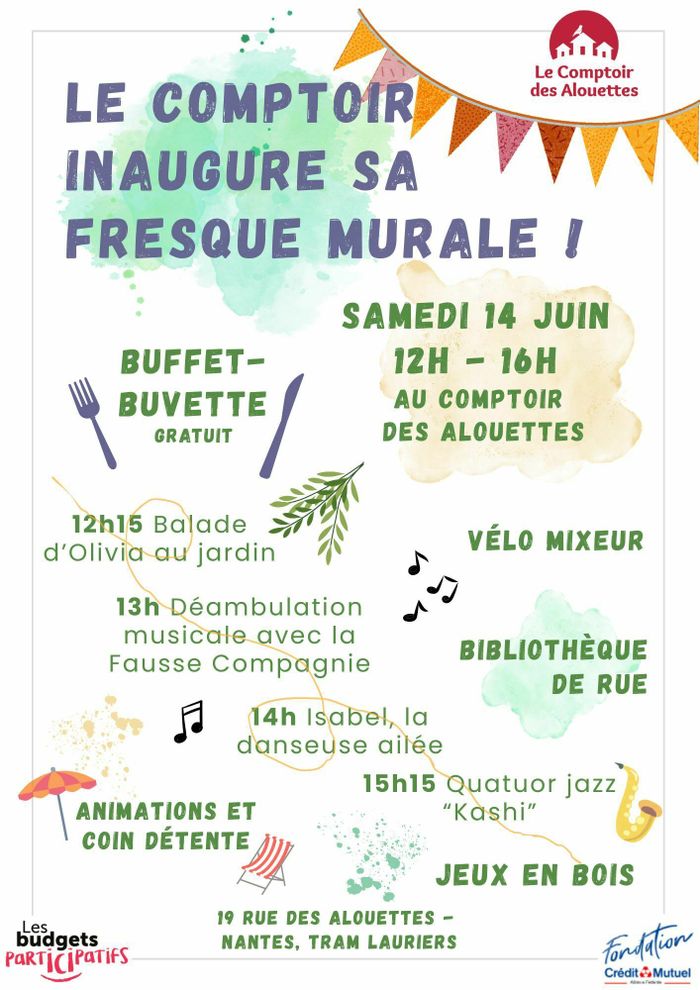 Inauguration de notre fresque murale