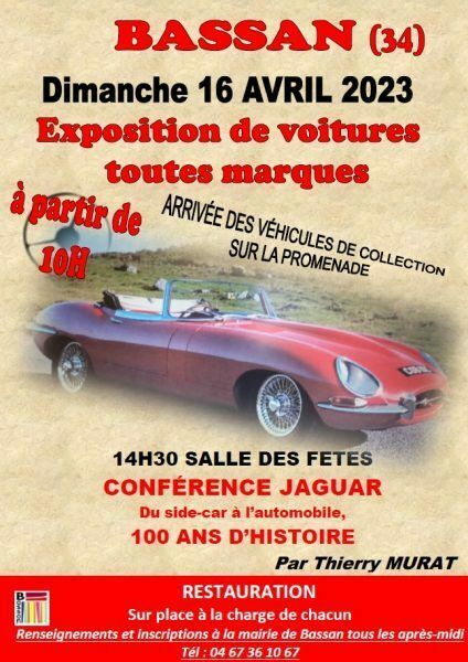 Exposition de voitures anciennes + Conférence Jaguar