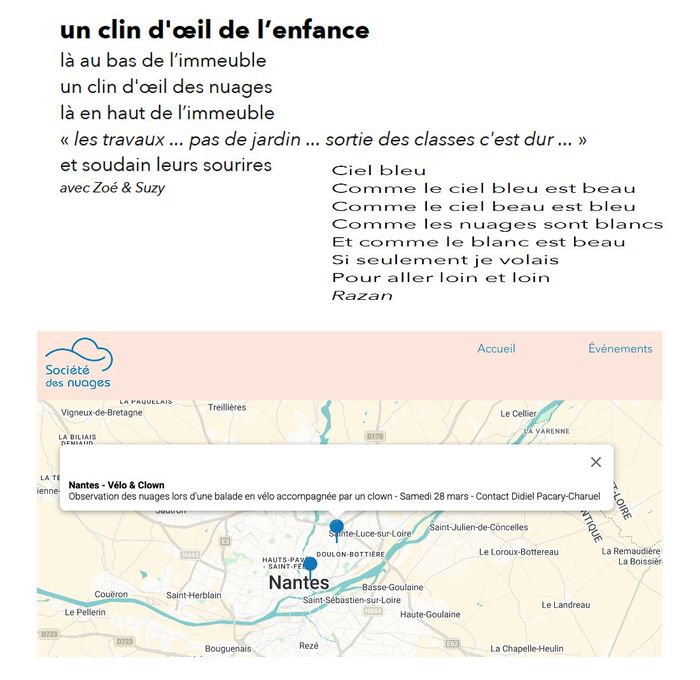 l'air de rien ... regarder les nuages, à l'occasion d'une balade en vélo