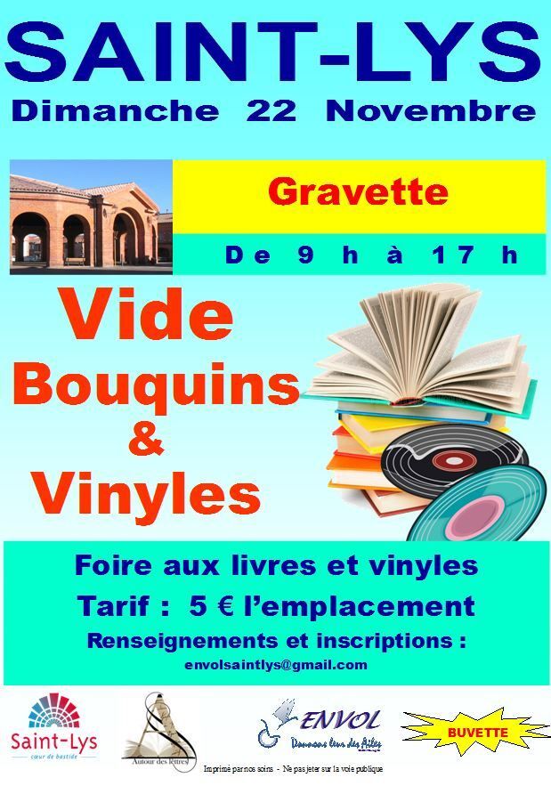 Vide bouquins et vinyles