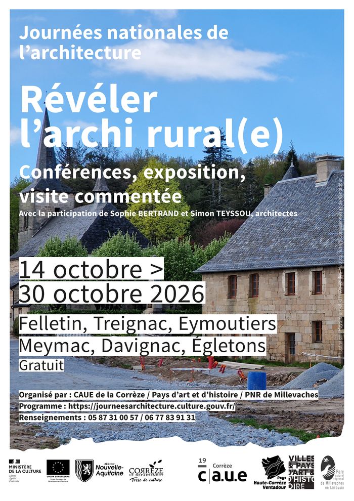 Révéler l’archi rural(e) : Conférence : “(A)ménager le rural, Exemples de réhabilitations et de réalisations”