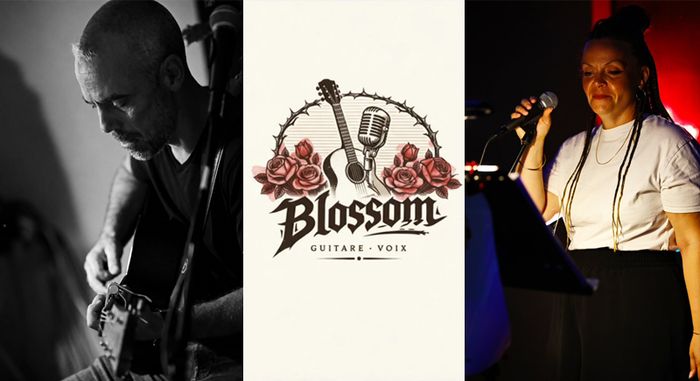 Affiche — Blossom guitare voix en concert à Amilly