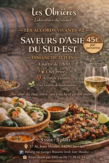 Les accords vivants #2 Saveurs du Sud-Est
