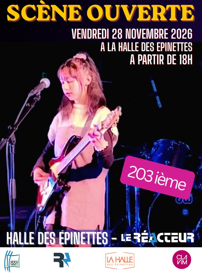 Affiche — 203ème scène ouverte