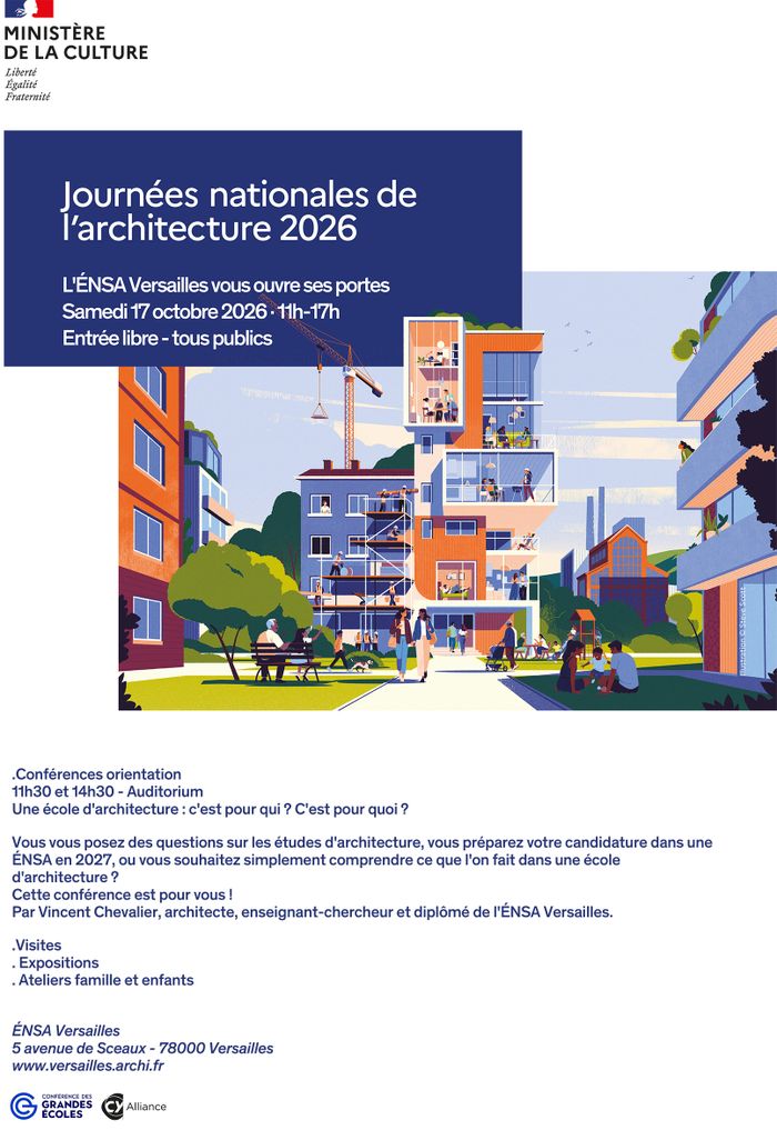 Journées Nationales de l'Architecture à l'ÉNSA Versailles