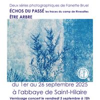 EXPOSITION DE PHOTOGRAPHIES CYANOTYPES DE FANETTE BRUEL