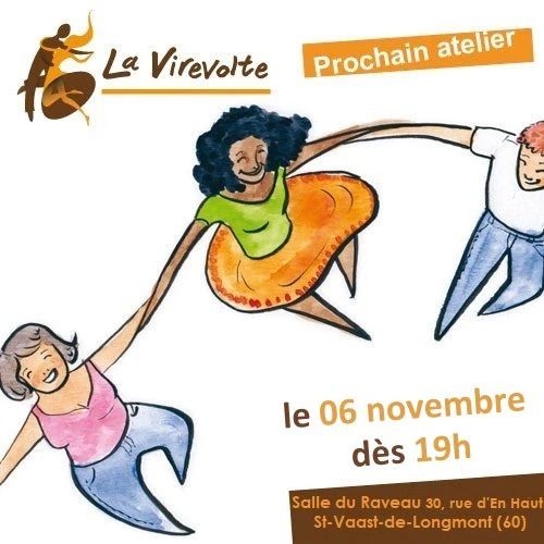 Atelier de danse et de musique folk de La Virevolte