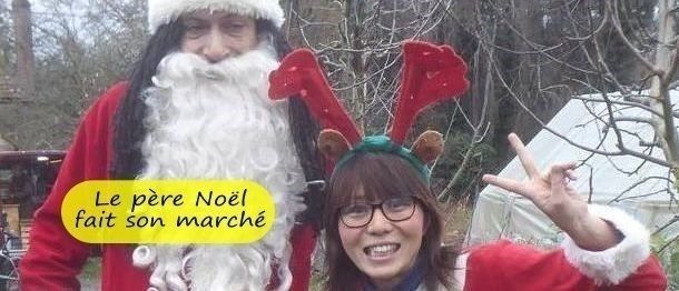Samedi 19 décembre 2026. le père Noël fait son marché au Jardin dans la vallée.