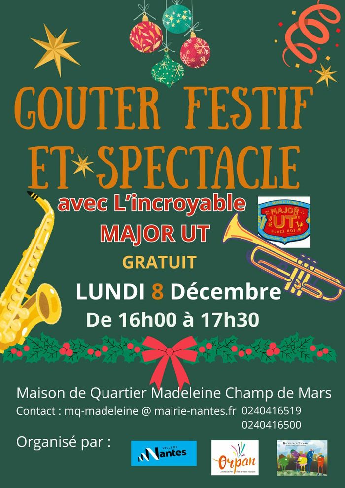 Goûter festif et spectacle