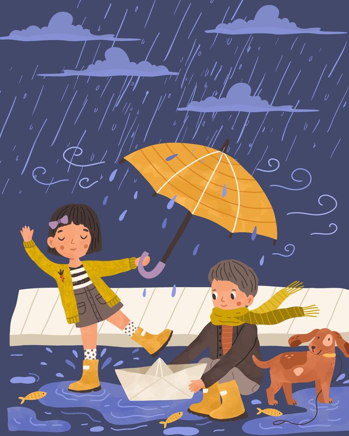 Bébés lecteurs " Il pleut, il mouille"
