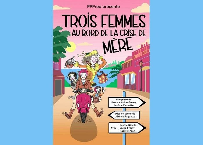 Trois femmes au bord de la crise de mère