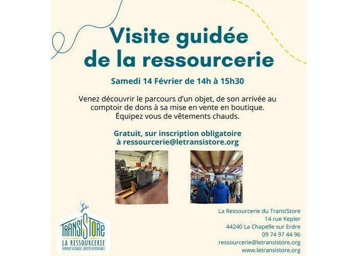 Visite guidée de la ressourcerie du TransiStore