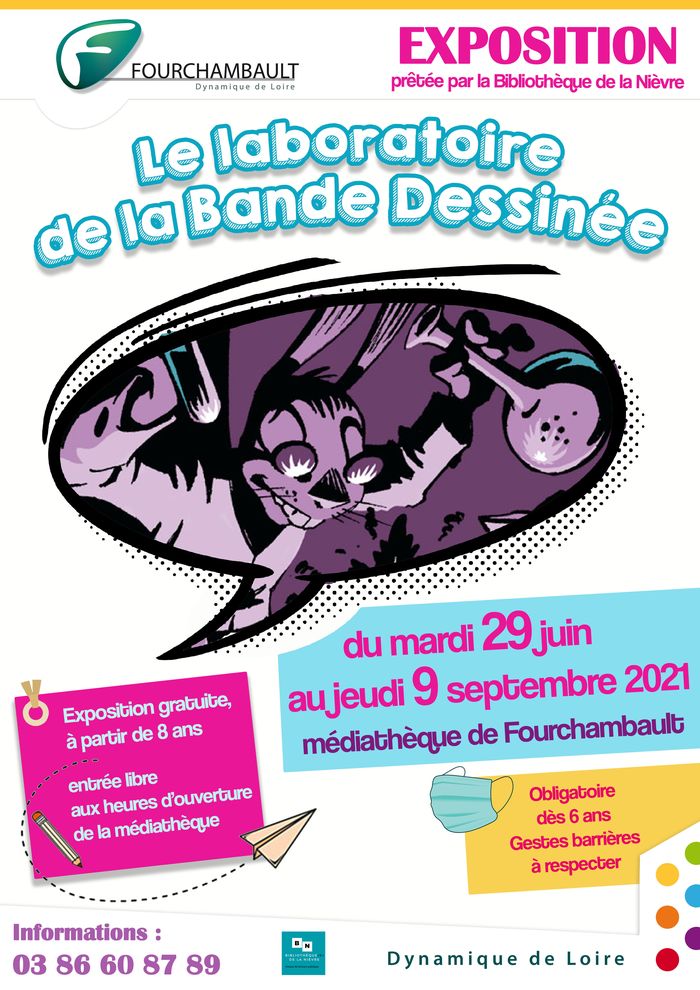 Exposition "Le laboratoire de la bande dessinée"