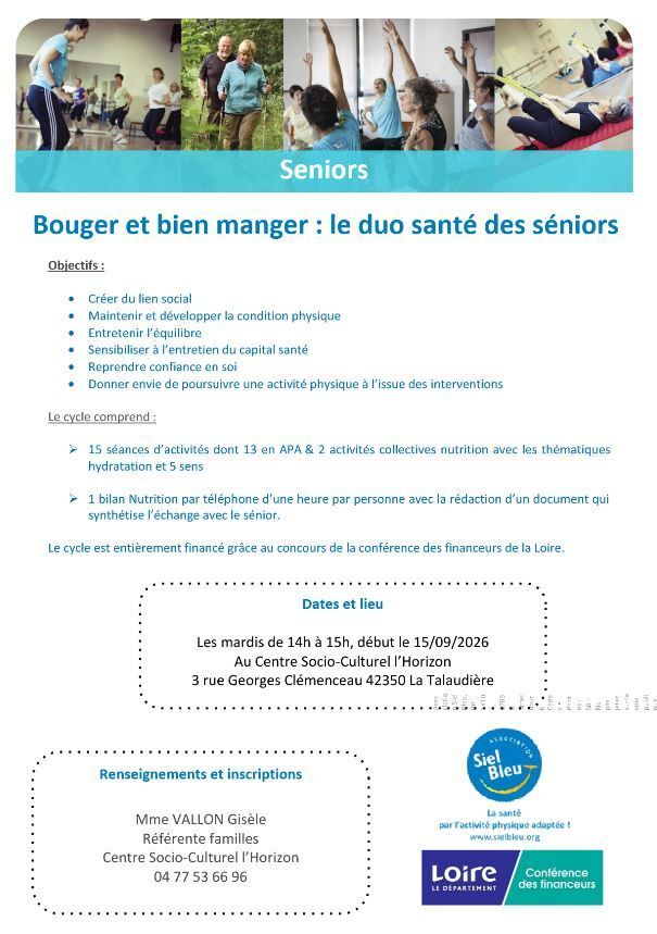 Bouger et bien manger : le duo santé des séniors