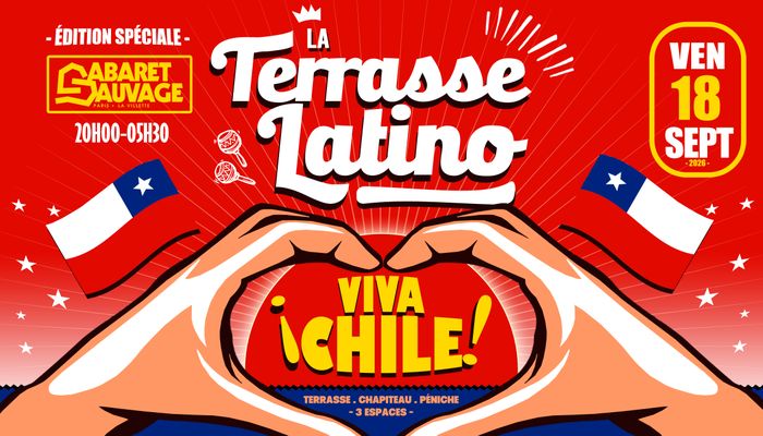 Affiche — La Terrasse Latino ¡Viva Chile!