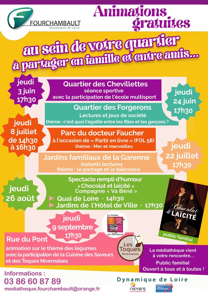Animations gratuites