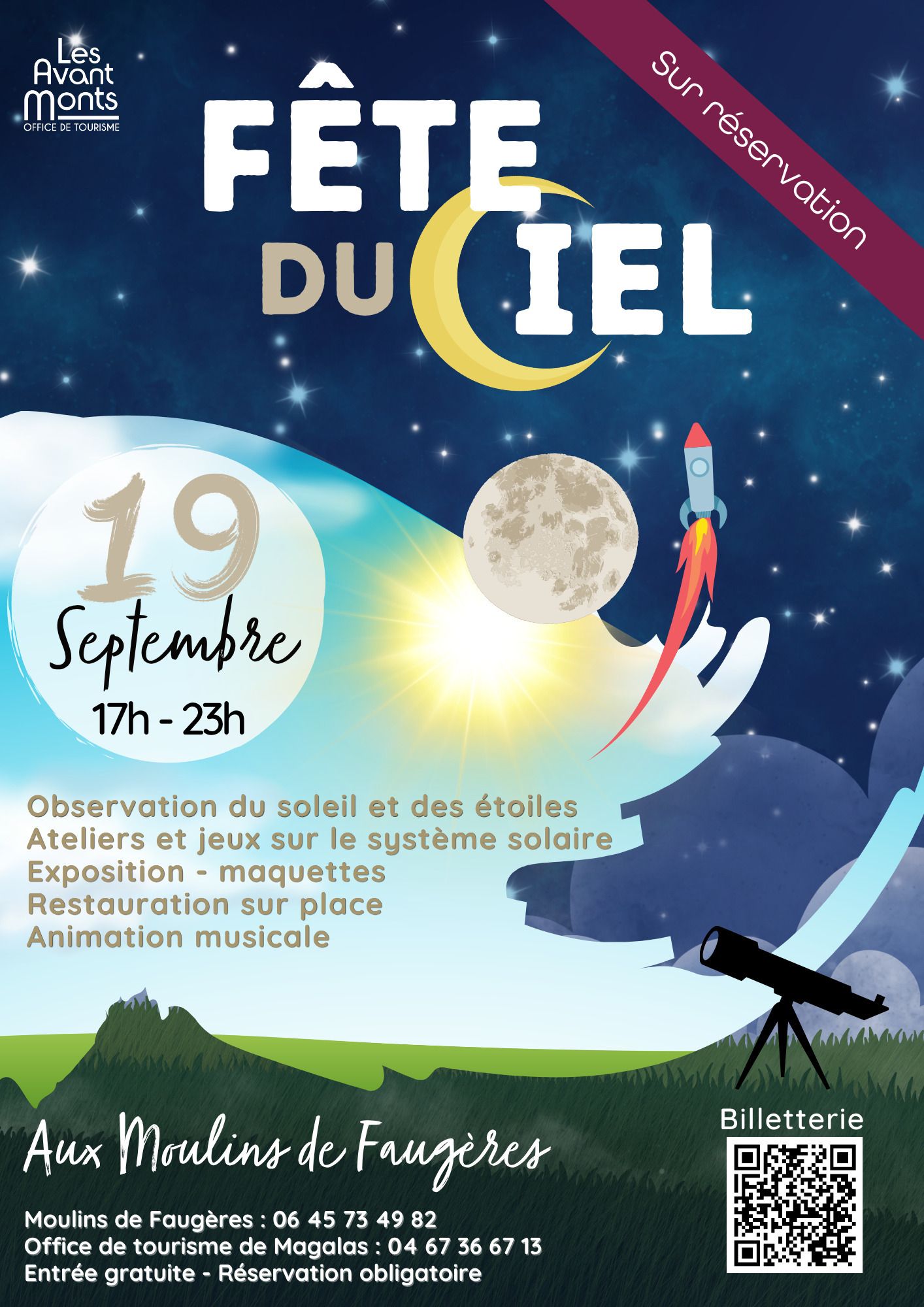 Fête du ciel au Moulin de Faugères