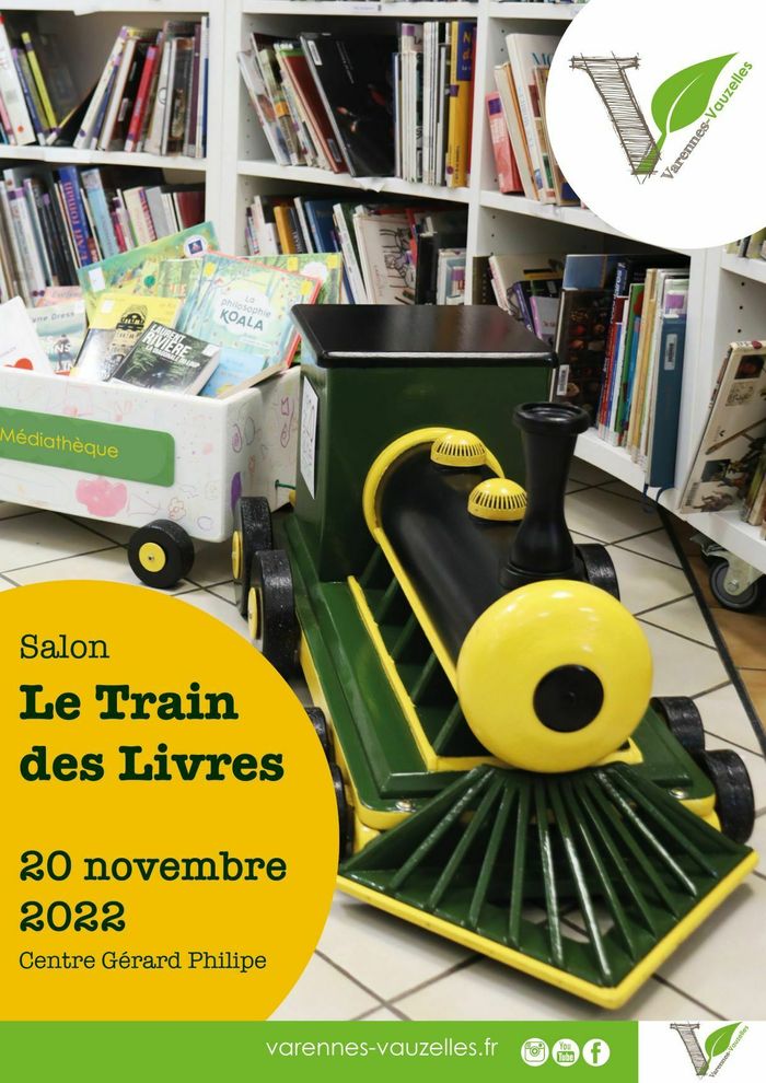 La Camosine au salon Le Train des livres