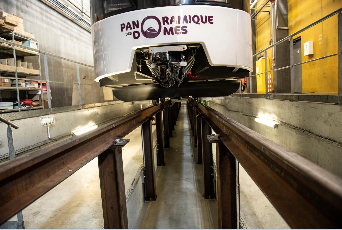 Visite guidée du centre de maintenance du Panoramique des Dômes