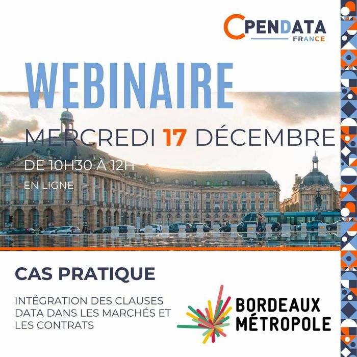 Webinaire : Intégration des clauses data dans les marchés et les contrats