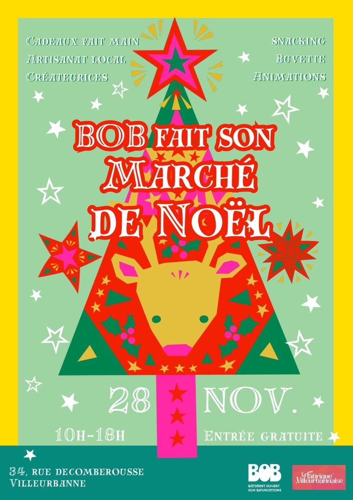 BOB fait son Marché de Noël, Photo : Villeurbanne - Agenda culturel · OpenAgenda