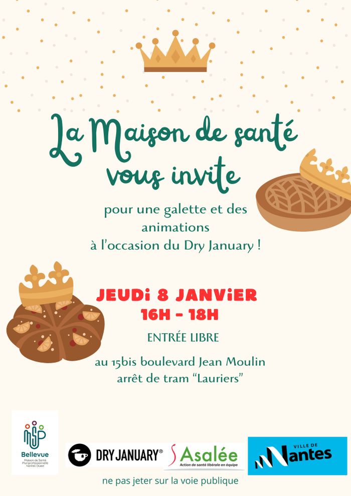 Galette et animations pour le Dry January à la Maison de santé