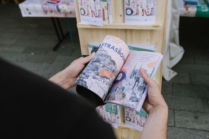 Stand d'information des Journées européennes du patrimoine