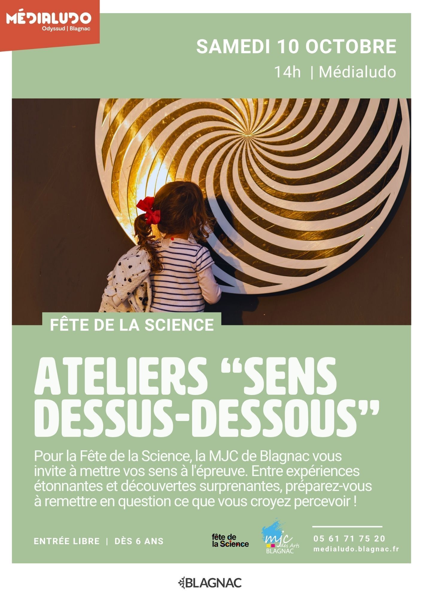Fête de la science : sens dessus dessous - Samedi 10 octobre